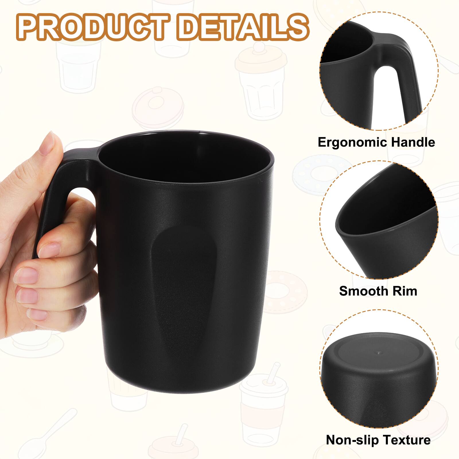 PRODUCT DETAILS

- Ergonomic Handle
- Smooth Rim
- Non-slip Texture