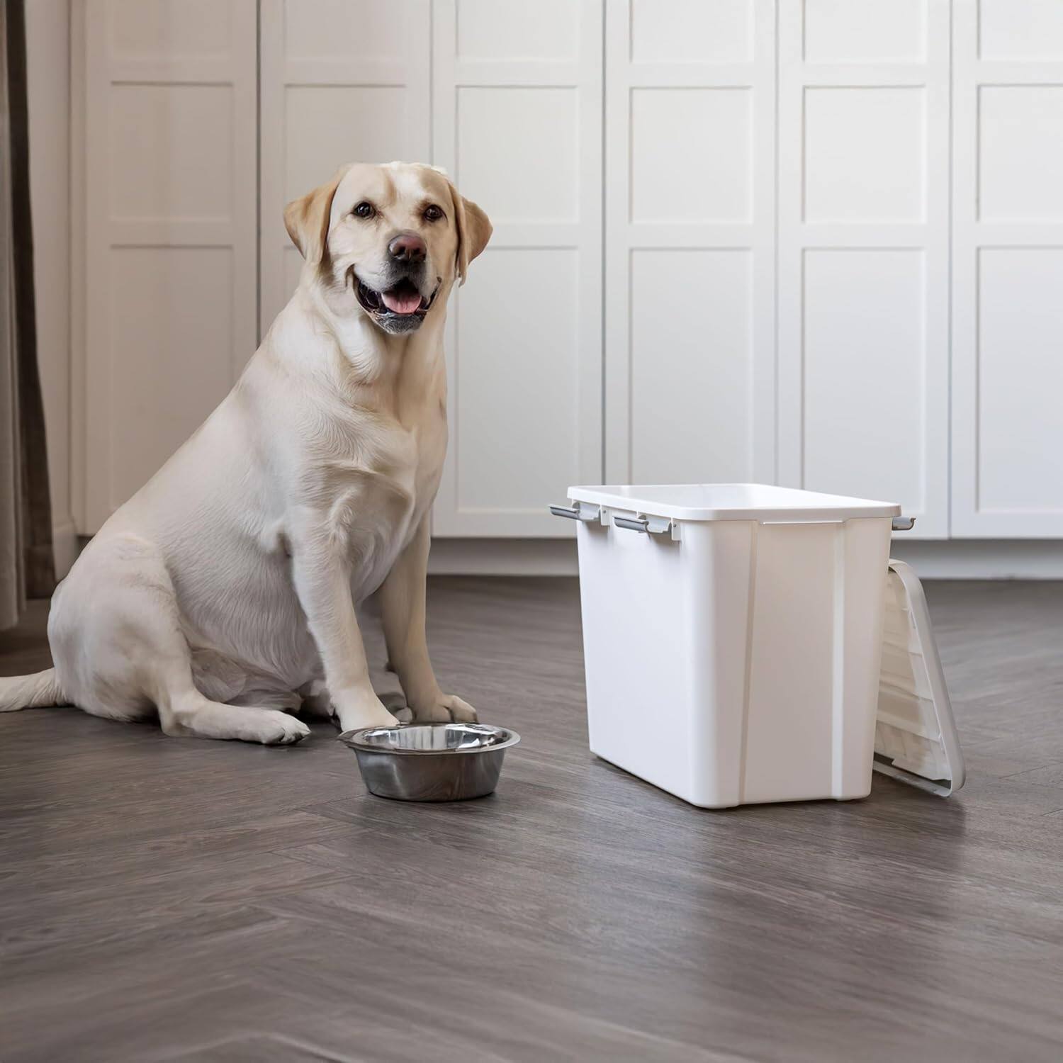 Alt View 2. IRIS USA - IRIS USA 30 lb Dog Food Storage.