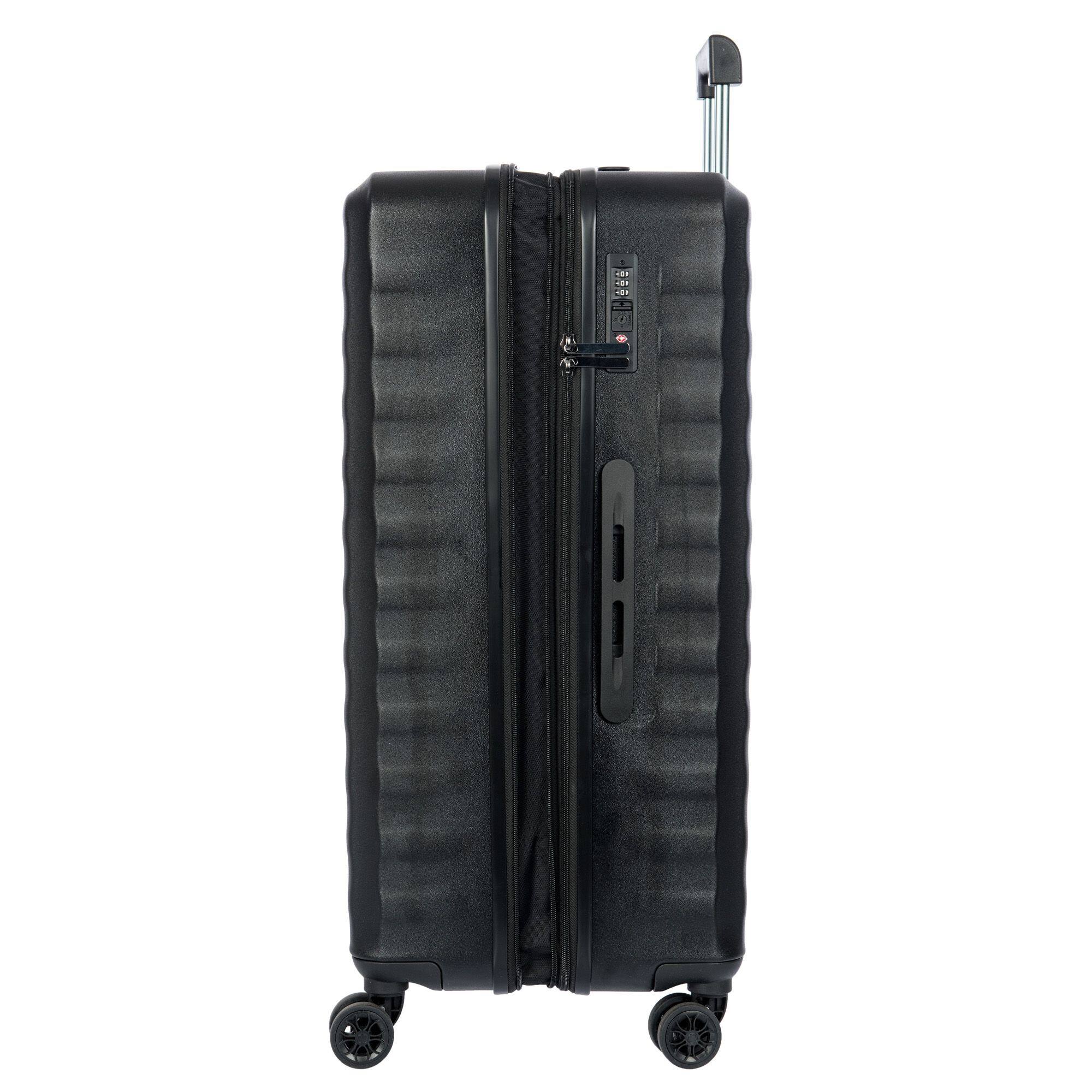 Back. Bric's - Nausicaa Hardside Expandable 30" Large Checked Spinner Luggage - Black.