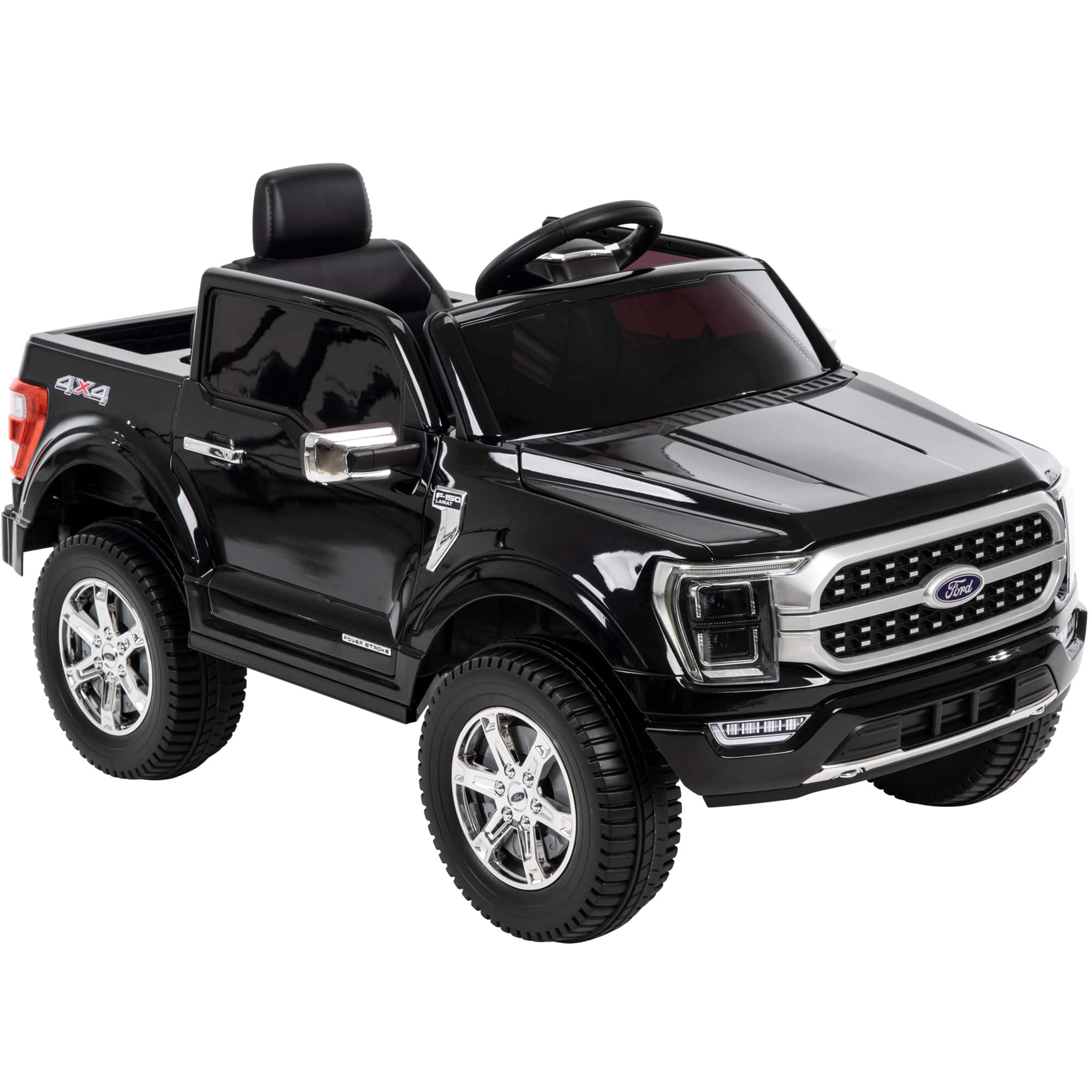 Huffy - Ford F-150 Platinum 6-Volt Battery-Powered Ride-On Truck - Black - Front_Zoom