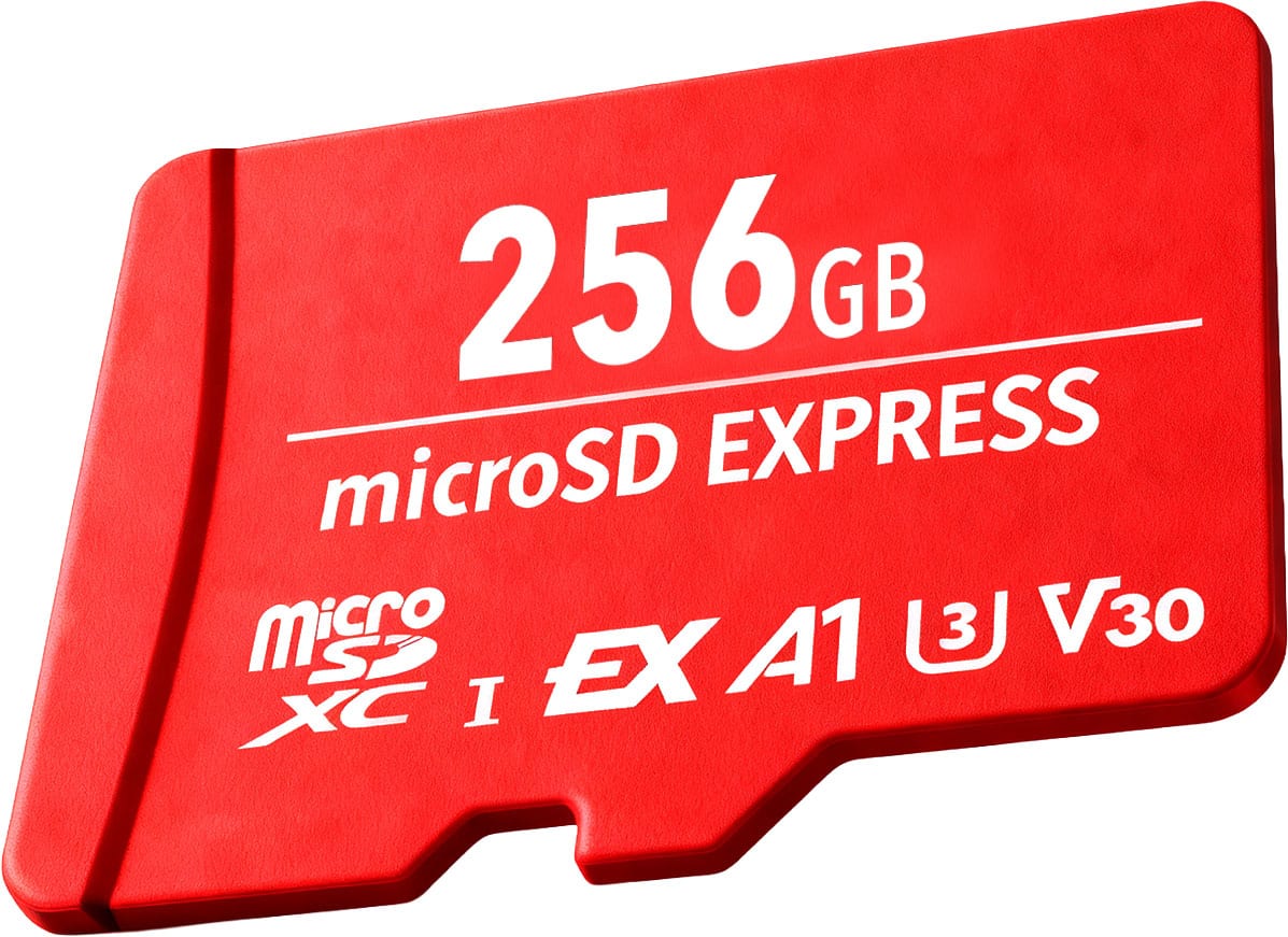 NEXT Express 256GB microSD PCIe 3.1 NVMe UHS I Memory Card works