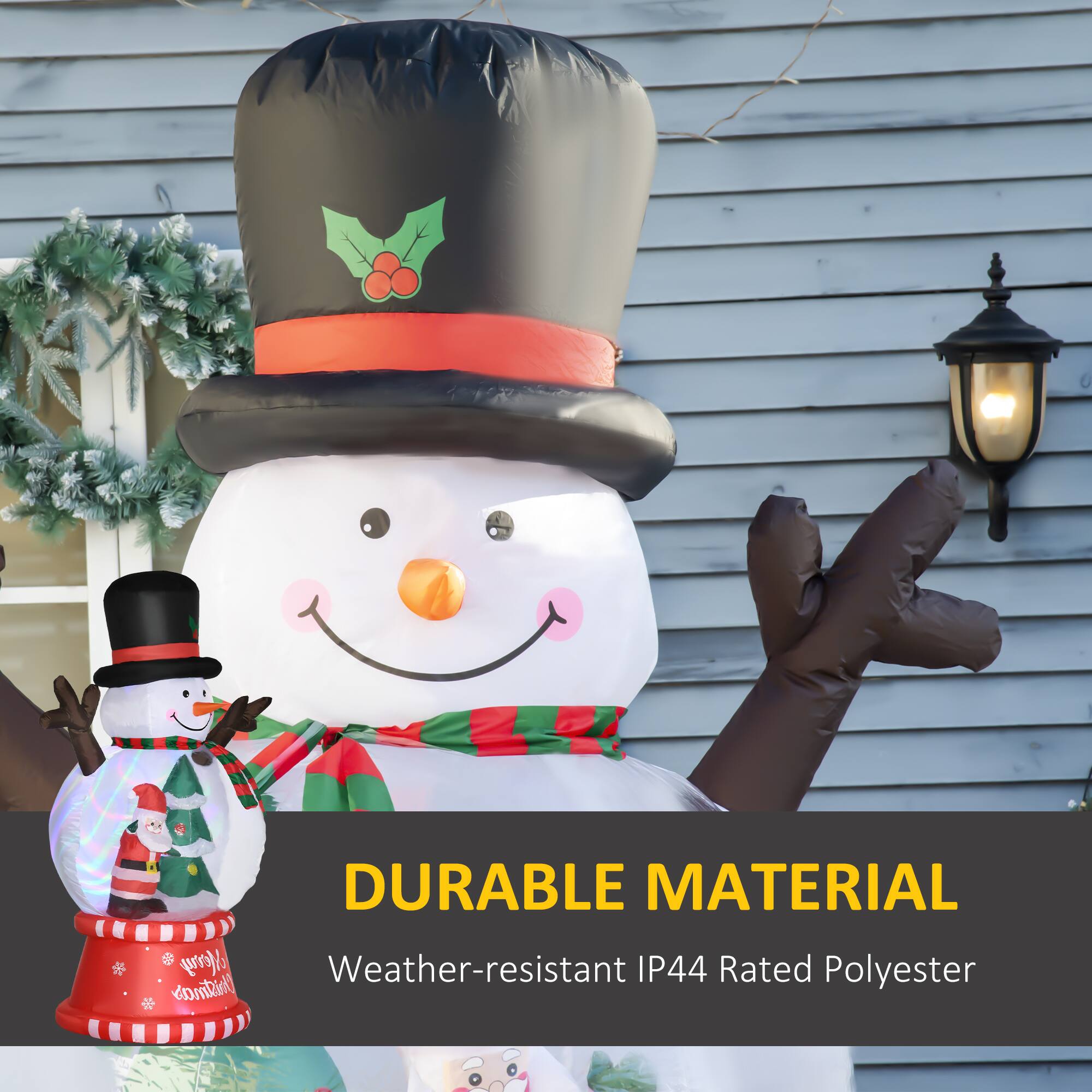 DURABLE MATERIAL  
Weather-resistant IP44 Rated Polyester