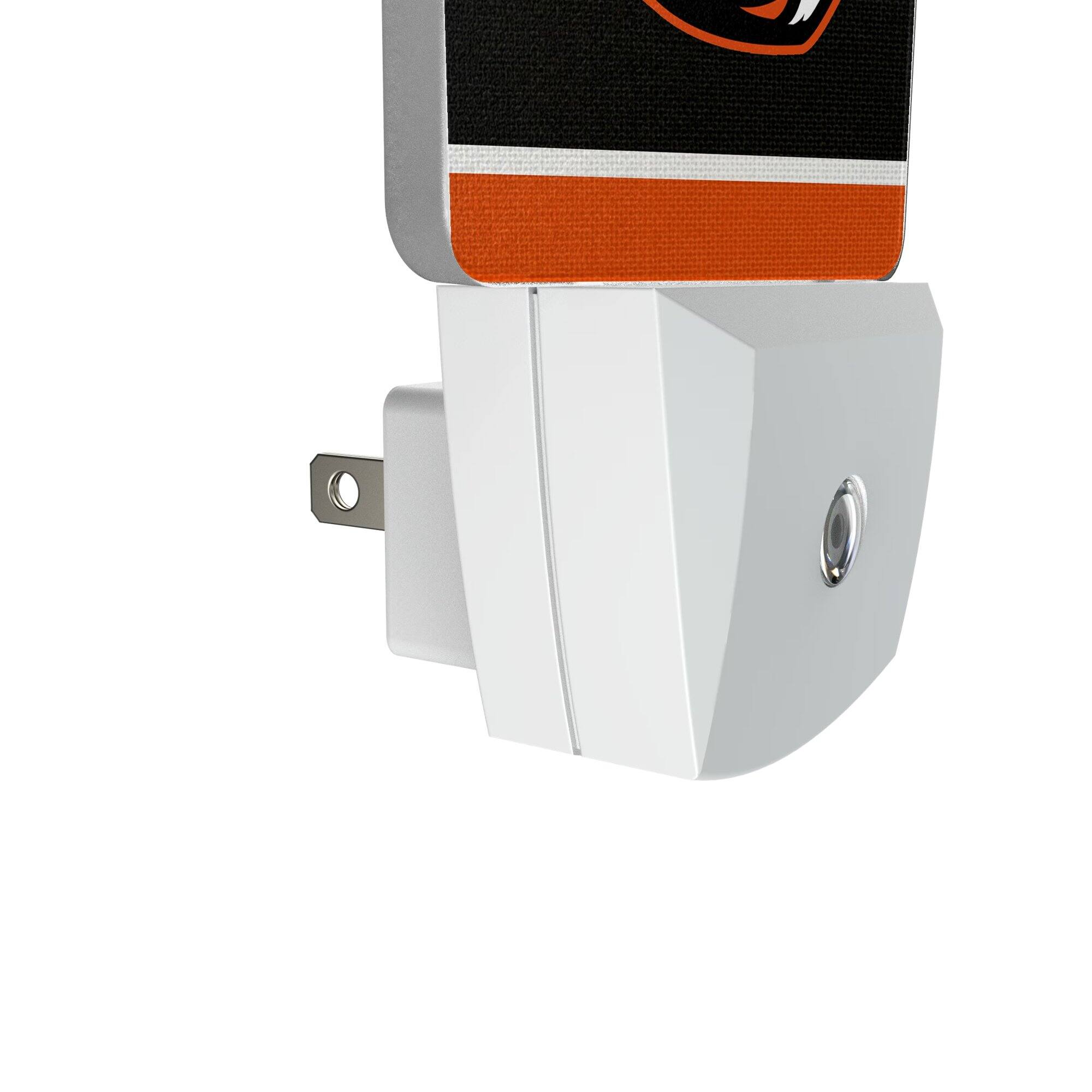 Alt View 2. Keyscaper - Oregon State Beavers Stripe Design Nightlight 2-Pack - Multicolor.