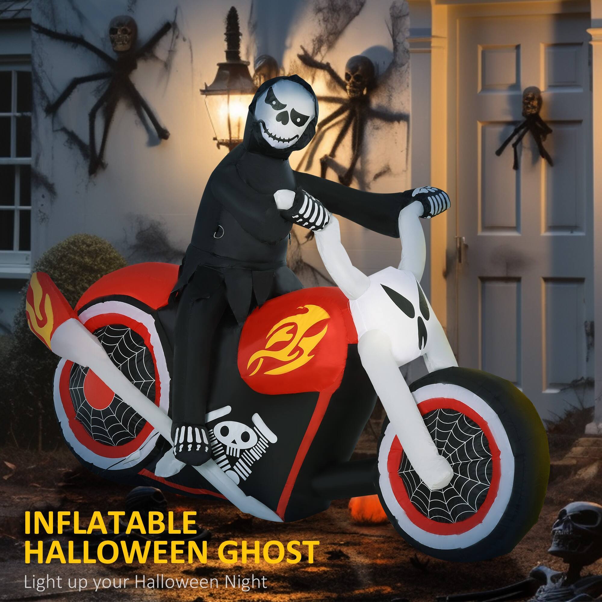 INFLATABLE HALLOWEEN GHOST  
Light up your Halloween Night