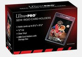 Ultra PRO - 1/2" Lip Semi-Rigid Card Holders (200ct) for Standard Size Cards