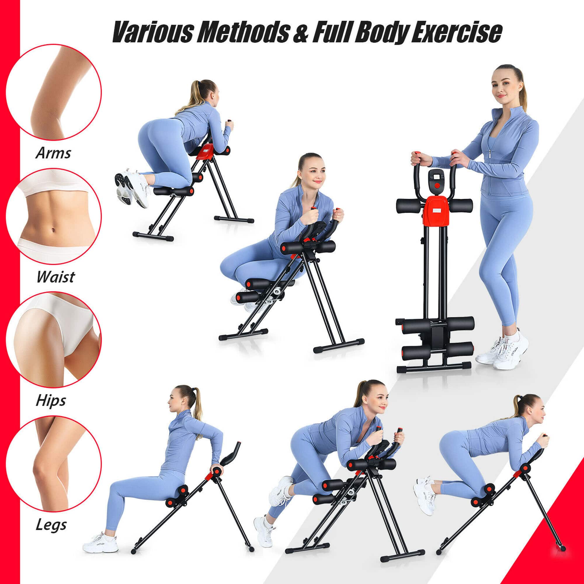 Various Methods & Full Body Exercise: Arms, Waist, Hips, Legs
