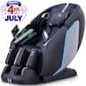 MassaMax - MT398 4D Massage Chair Full Body Stretch,Zero Gravity with Heat Therapy,Extended Footrest,Foot Rollers - Black
