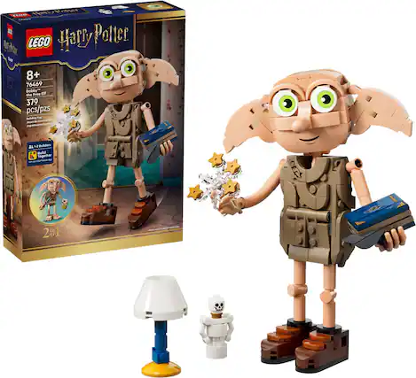 LEGO Harry Potter N 8+ 76469 Dobby - the Free ELF 379 pcs/pzs Building Toy - 2 in 1 - 2 Builders Together
