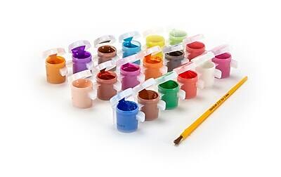 Alt View 2. Crayola - Crayola® Washable Kids' Paint Pots, Assorted Colors, 18/Pack - Multicolor.