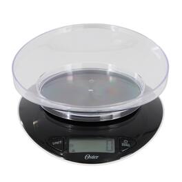 Oster - Lydell 2 Piece Digital Kitchen Scale with Bowl - Black