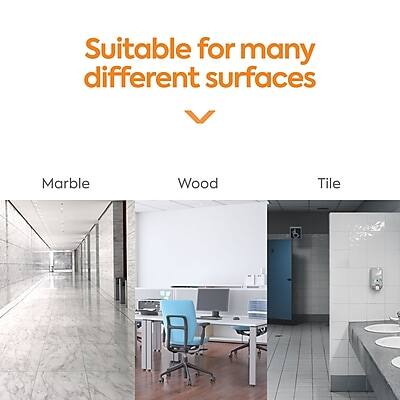 Suitable for many different surfaces

Marble  
Wood  
Tile