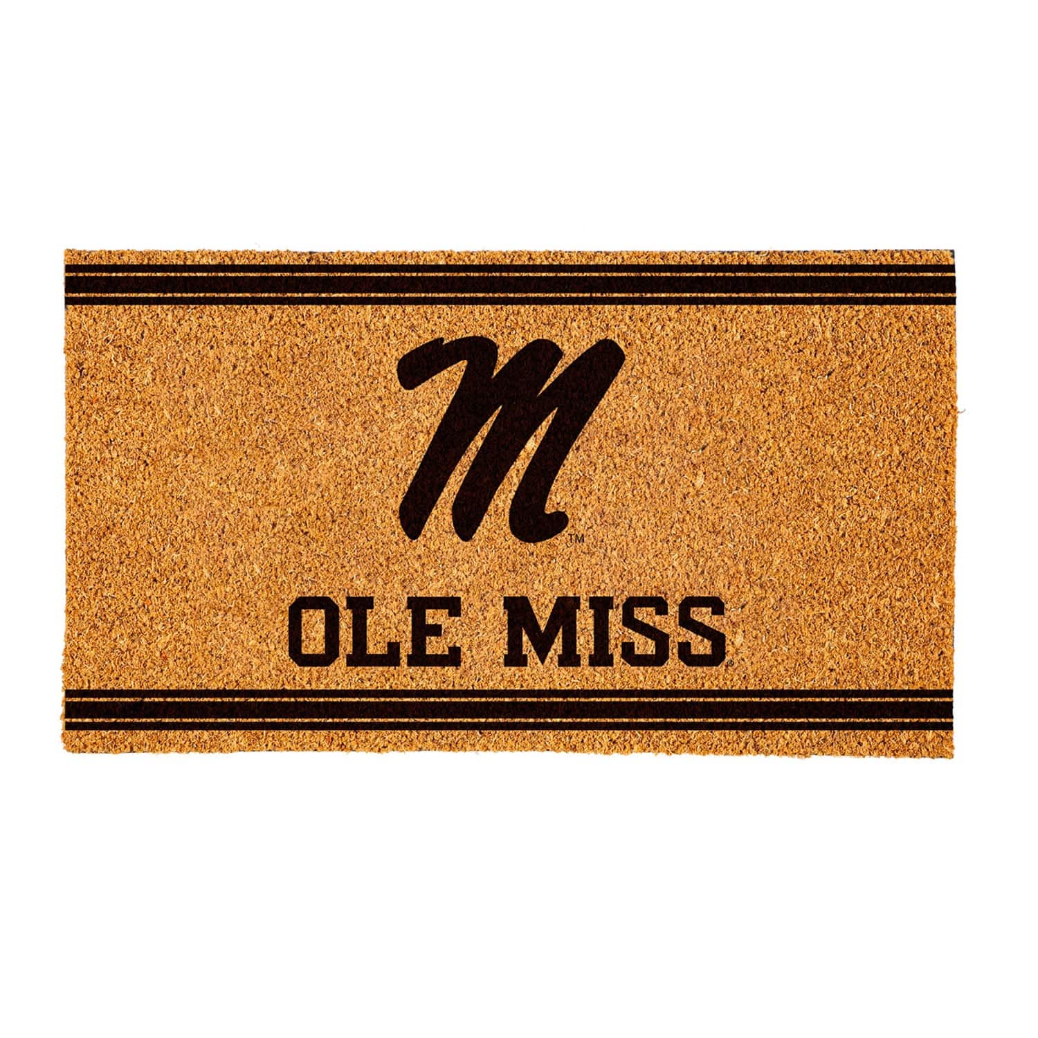Evergreen Enterprises - Ole Miss Rebels 16" x 28" Coir Logo Doormat - Multicolor