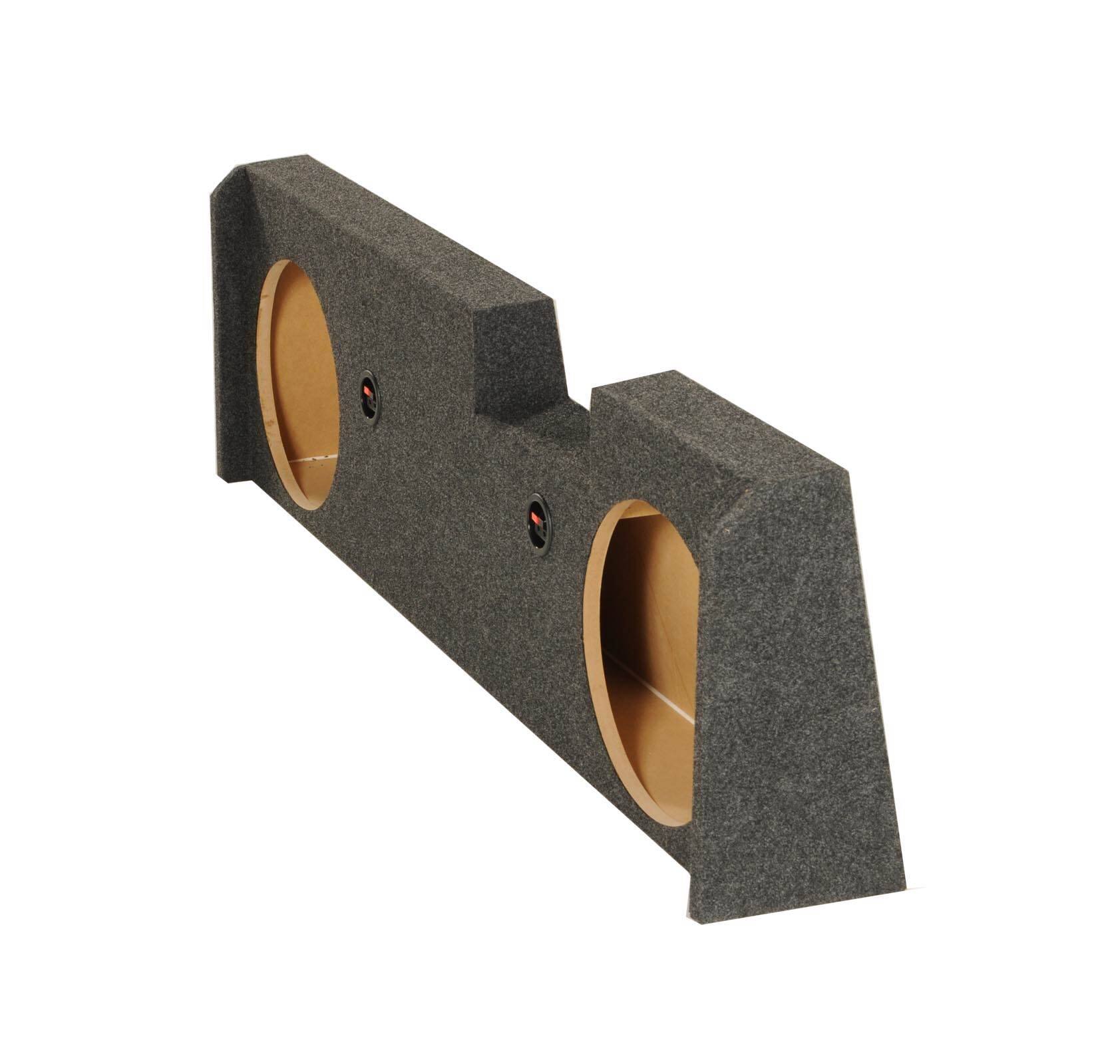 Alt View 4. QPower - QPower Dual 12" Sub Box - Chevy Silverado Crew Cab & GMC Sierra Crew Cab 14-18.