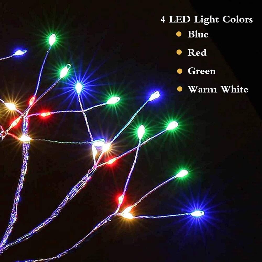 4 LED Light Colors  
- Blue  
- Red  
- Green  
- Warm White