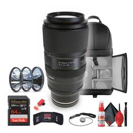 Tamron - 50-400mm f/4.5-6.3 Di III VC VXD Lens for Nikon Z Bundle - Black