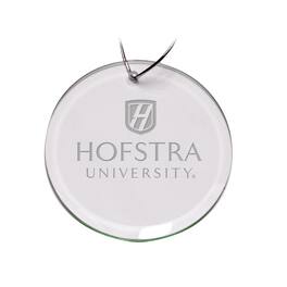 Jardine - Hofstra University Pride 3'' Round Glass Ornament - Multicolor
