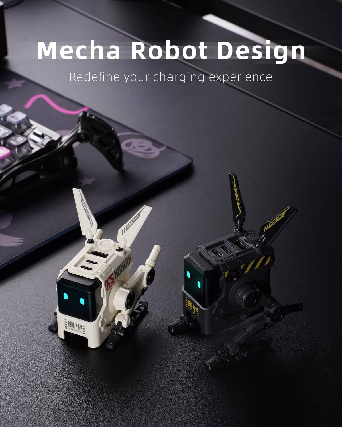 Mecha Robot Design  
Redefine your charging experience