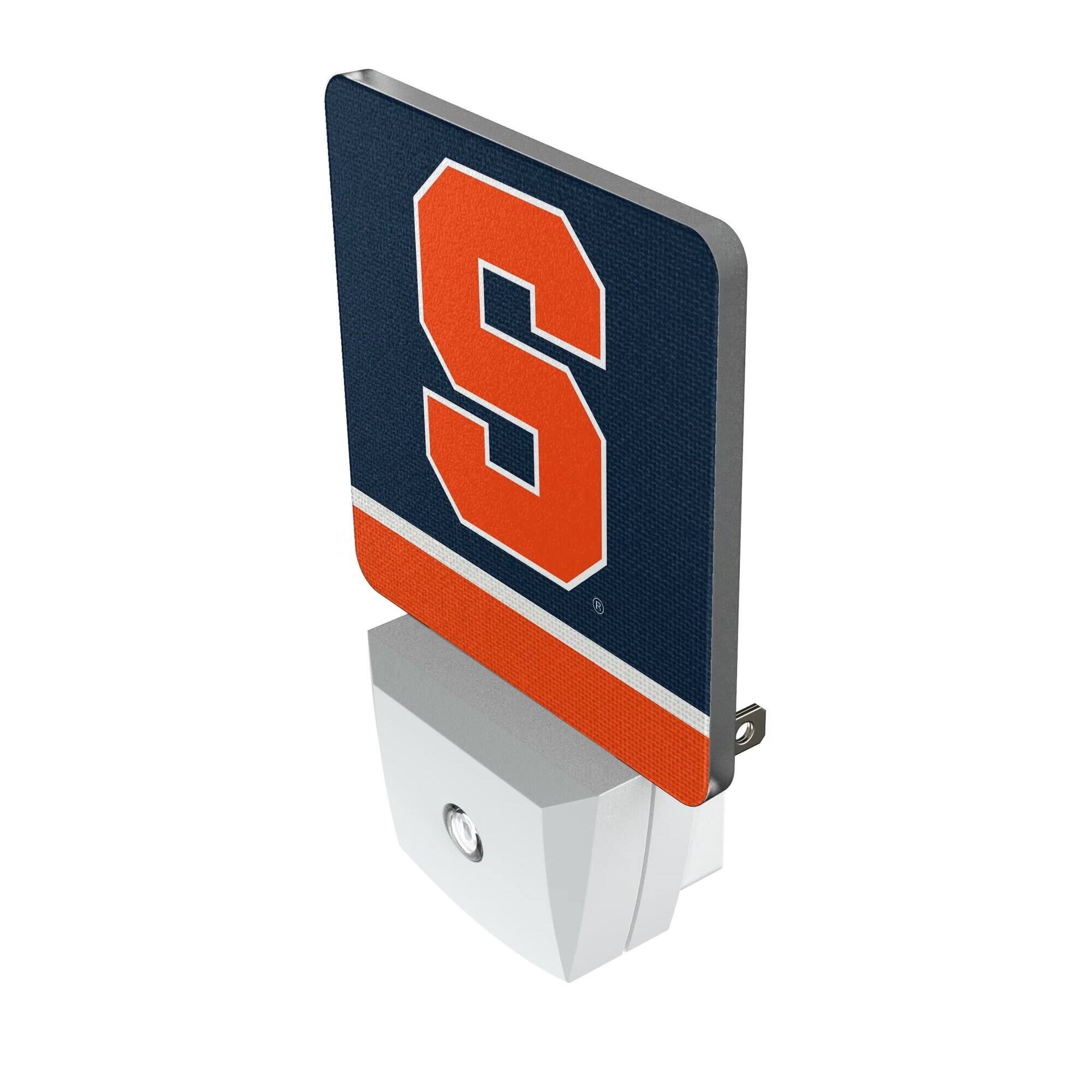 Alt View 1. Keyscaper - Syracuse Orange Stripe Design Nightlight 2-Pack - Multicolor.