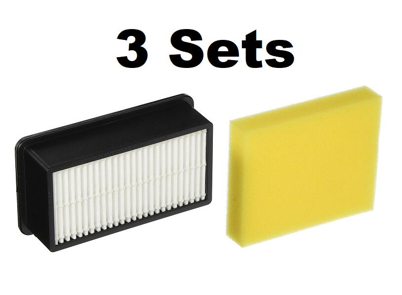 Left. BISSELL - 3 Pack Vacuum Filters Part #1008.