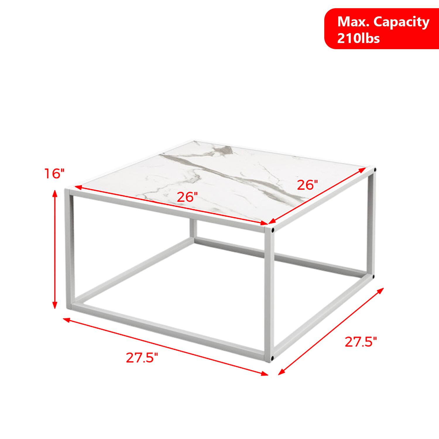 Max. Capacity 210lbs  
16" 26" 26" 27.5" 27.5"