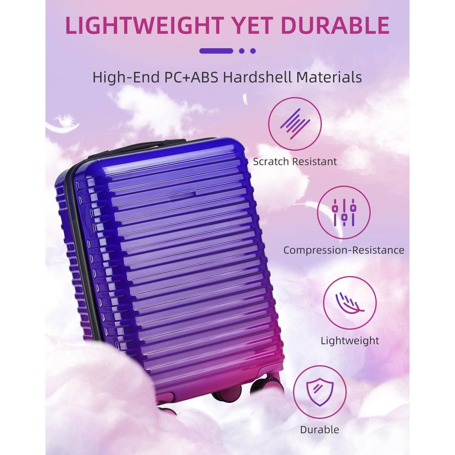 LIGHTWEIGHT YET DURABLE

High-End PC+ABS Hardshell Materials

- Scratch Resistant
- Compression-Resistance
- Lightweight
- Durable