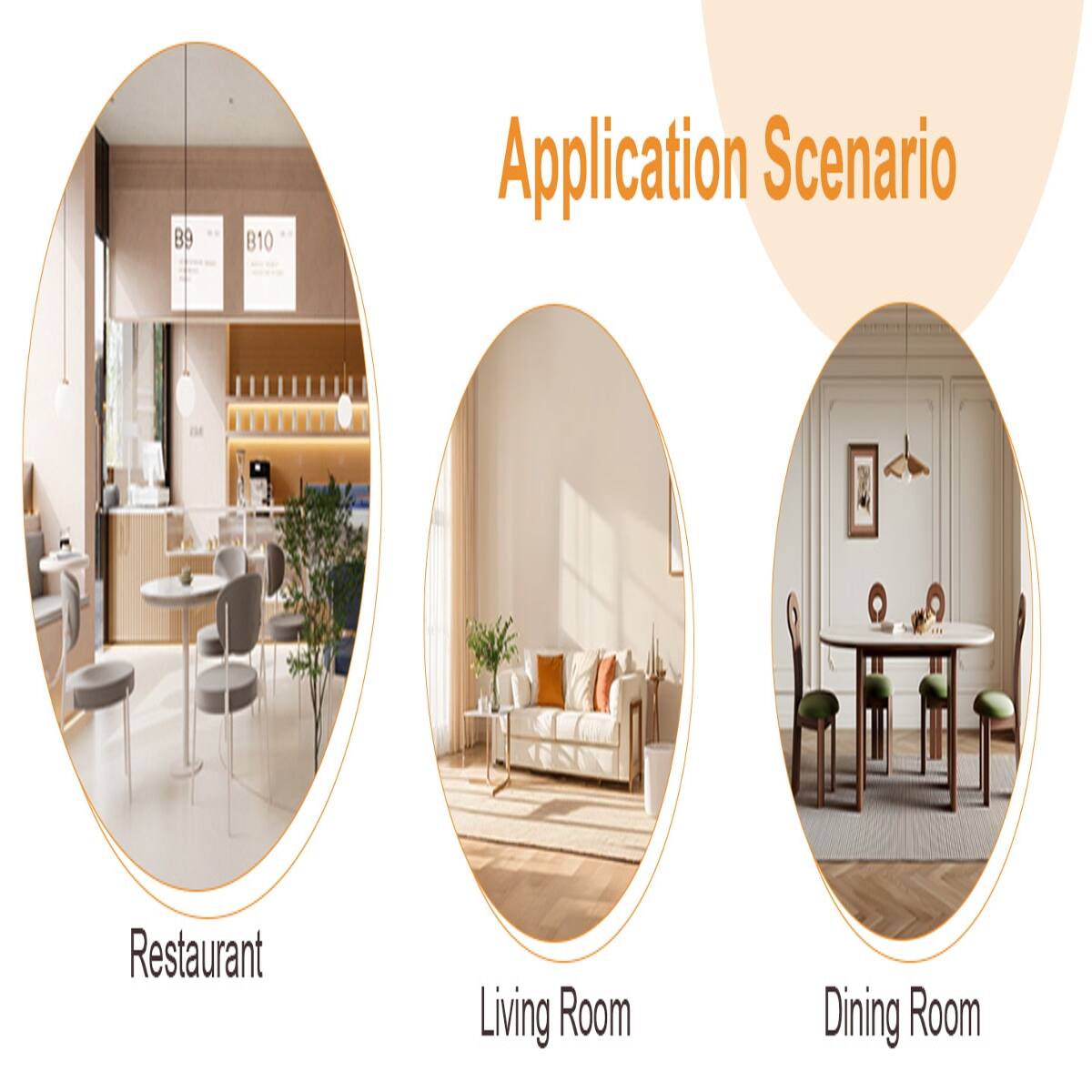 89  
B10  
Application Scenario  
Restaurant  
Living Room  
Dining Room