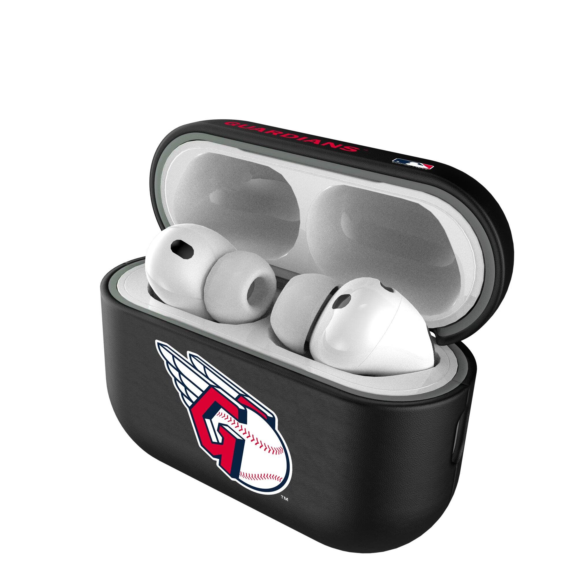 Alt View 3. Keyscaper - Cleveland Guardians AirPods Pro 3rd Generation Case Cover - No Size - Black.