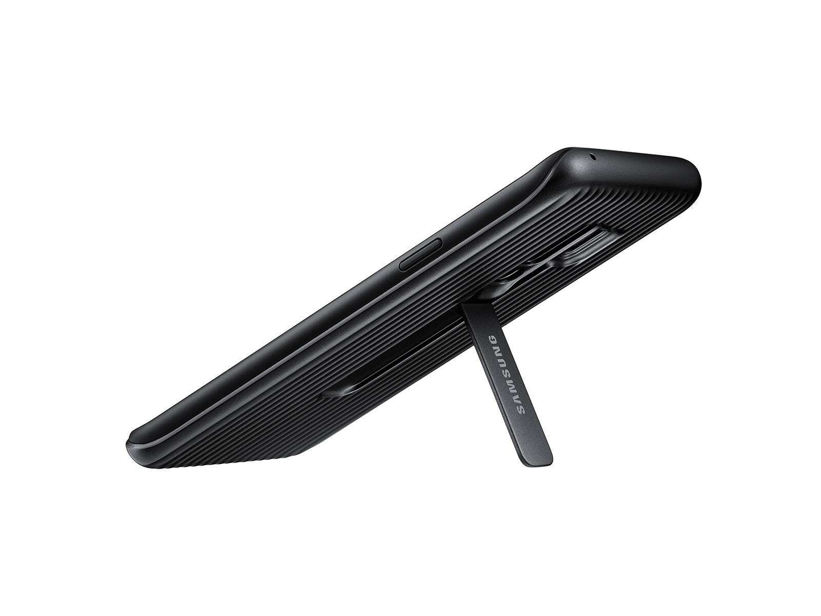 Alt View 2. Samsung - Official Samsung Galaxy S9 Plus Protective Stand Cover Case - Black - Black.