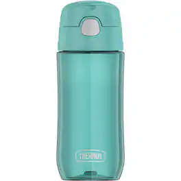 Thermos - 16 oz. Kid's Funtainer Plastic Water Bottle w/ Spout Lid - Aqua