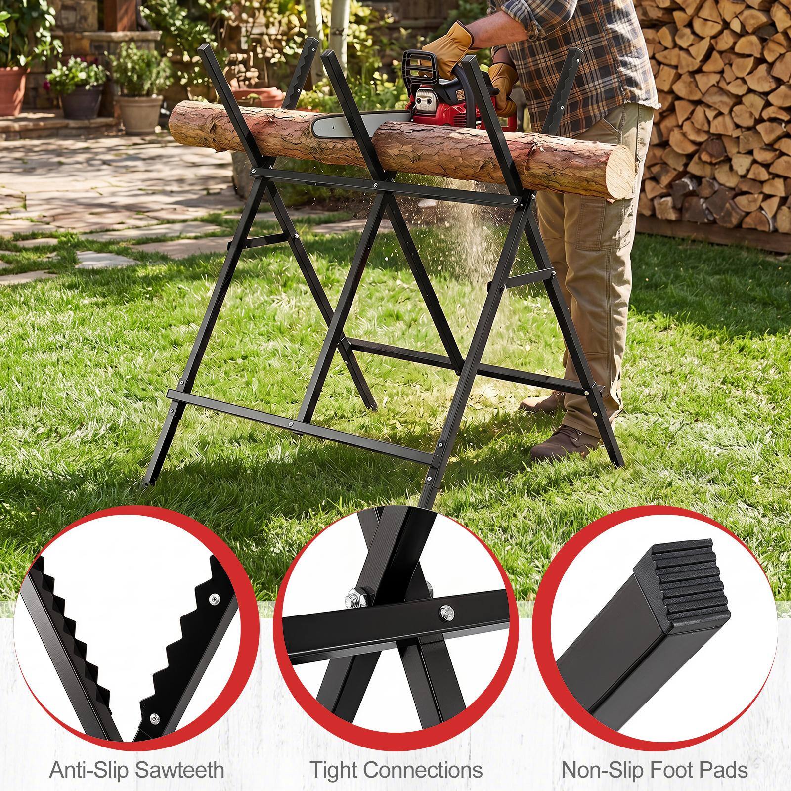 Anti-Slip Sawteeth  
Tight Connections  
Non-Slip Foot Pads