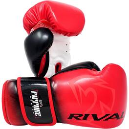 RIVAL - Boxing Youth RB-FTR1 Future Bag Gloves - Medium - /Black/White - Red