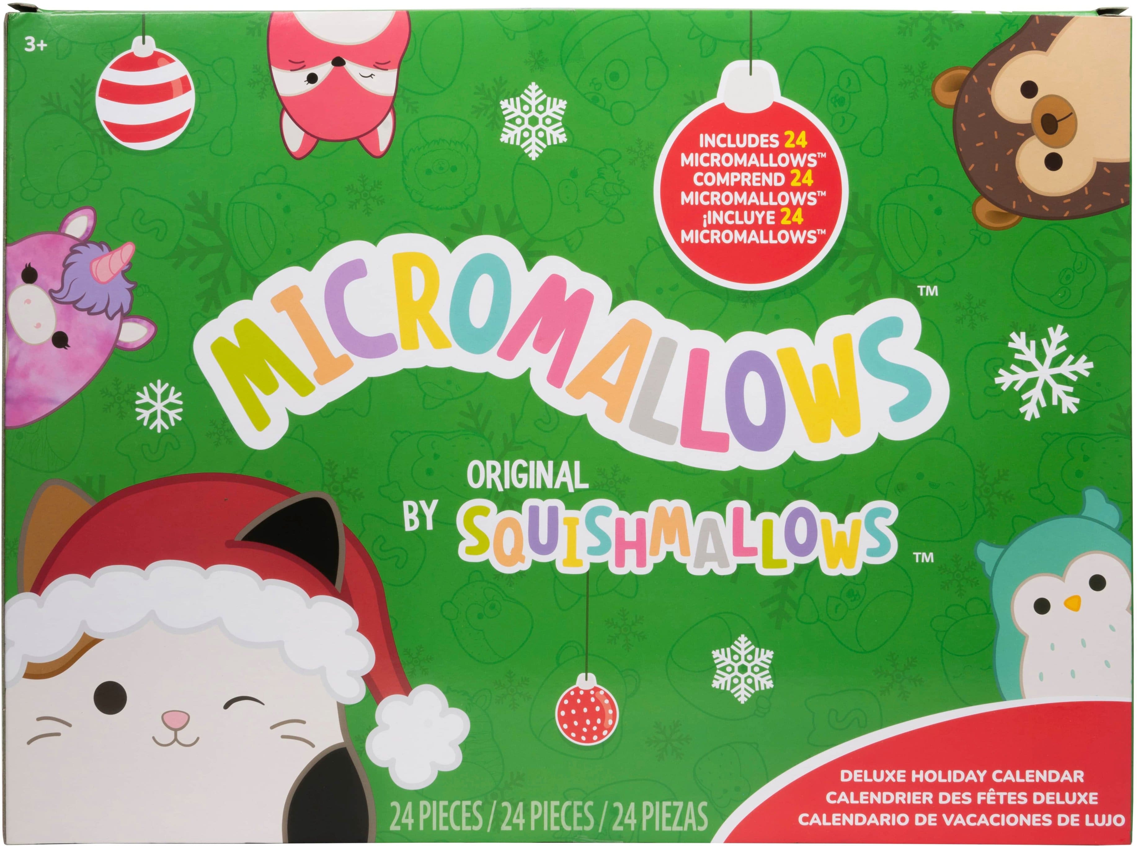 Jazwares Squishmallows 24-Day Micromallows Holiday Advent Calendar ...