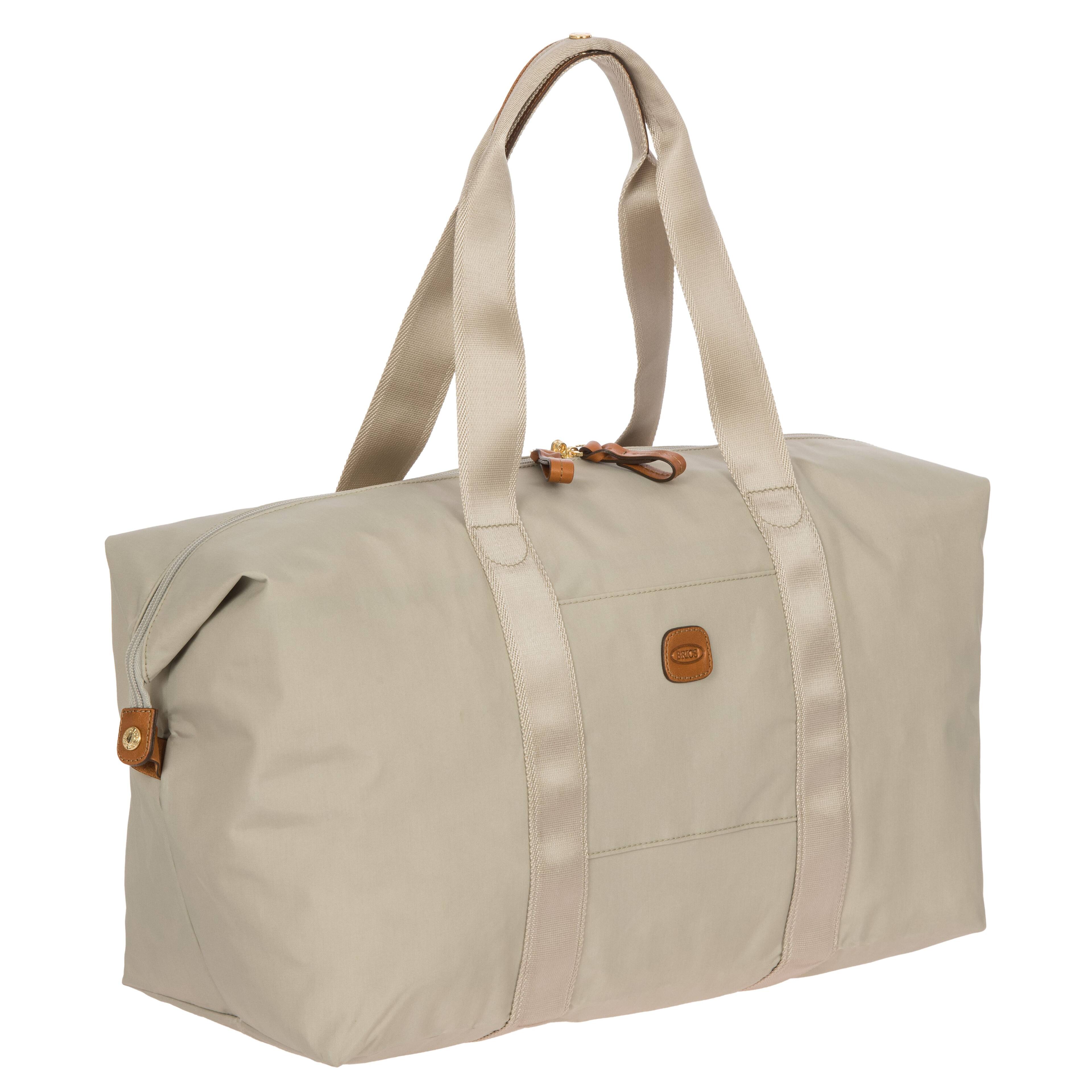 Back. Bric's - Bric's X-Bag 18'' Folding Duffle Perla, 18" - Perla.
