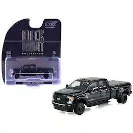 2020 Ford F-450 XL Super Duty Pickup Truck Black "Black Bandit" Series 31 1/64 Diecast Model Car by Greenlight