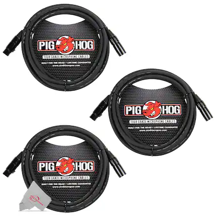 PIG HOG TOUR GRADE MICROPHONE CABLES BUILT FOR THE ROAD LIFETIME GUARANTEE www.strukturegear.com