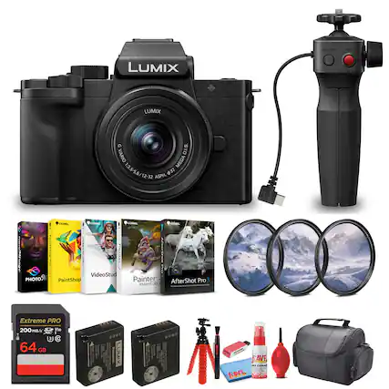 Sure, here is the corrected and grouped text from the image:
---
**Camera:**
- LUMIX
- LUMIX G VARIO MEGA 13.5-5.6/12-32 ASPH. 0.18
**Accessories:**
- LUMIX
- SHUTTER REC
**Software:**
- PHOTO-M
- PaintShop
- VideoStudio
- Painter essentials
- AfterShot Pro 3
**Memory Card:**
- Extreme PRO
- 200 MB/s
- 64 GB
**Other Items:**
- SAVE
- LUMIX
- COSEL
- COSEL
- COSEL
- COSEL
- COSEL
- COSEL
- COSEL
- COSEL
- COSEL
- COSEL
- COSEL
- COSEL
- COSEL
- COSEL
- COSEL
- COSEL
- COSEL
- COSEL
- COSEL
- COSEL
- COSEL
- COSEL
- COSEL
- COSEL
- COSEL
- COSEL
- COSEL
- COSEL
- COSEL
- COSEL
-