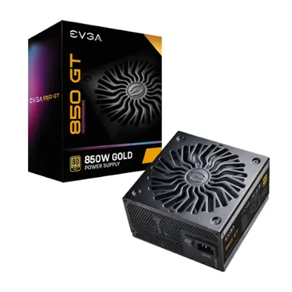 EVGA - GT Series 850W Auto Eco Mode with FDB Fan 80 Plus Power Supply