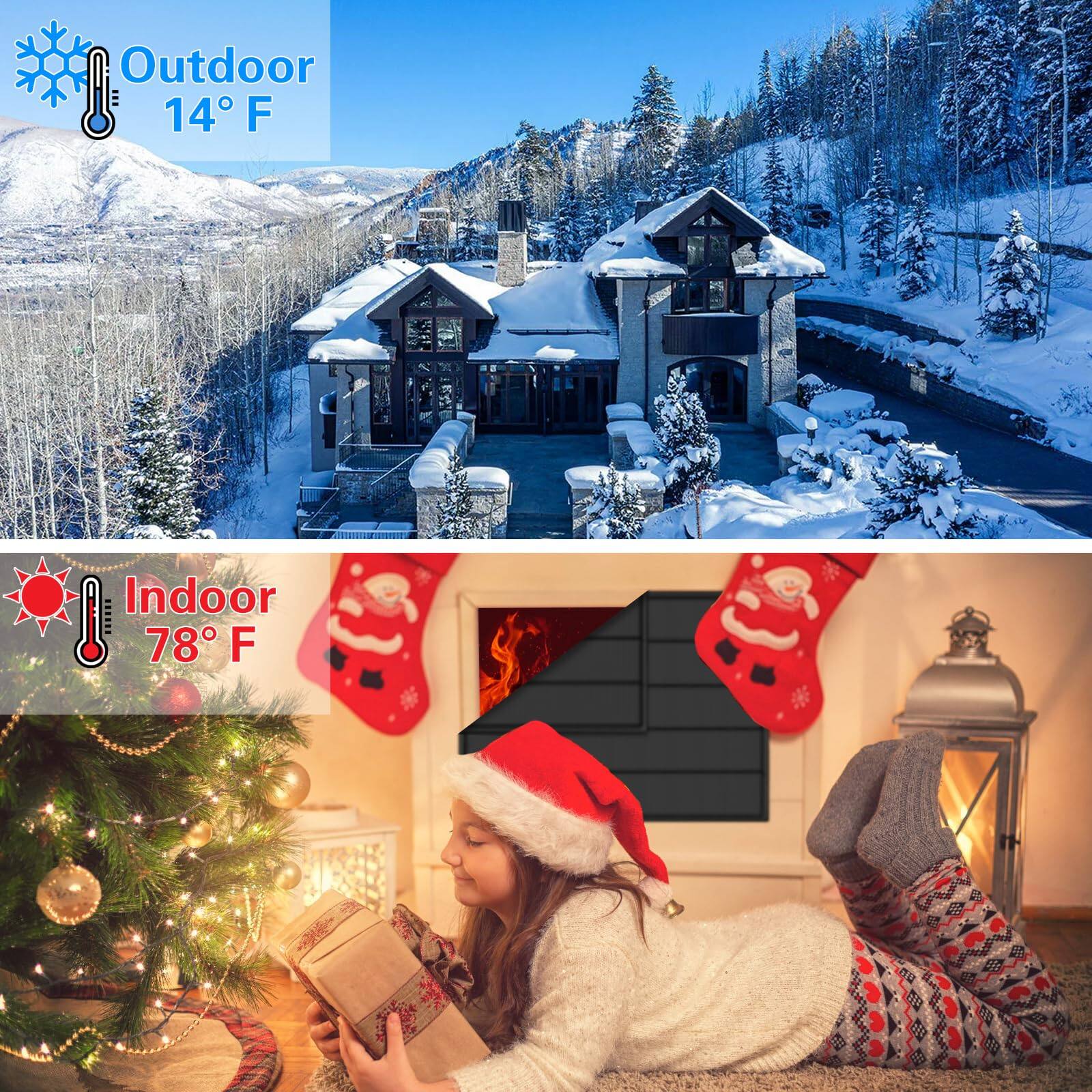 Outdoor 14°F  
Indoor 78°F