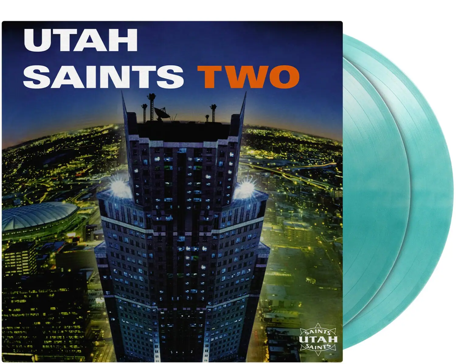 Utah Saints Two Limited 180 Gram Clear & Turquoise Marble Colored Vinyl ...