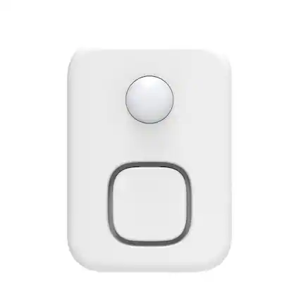 Front. Cluzine - Custom Voice PIR Motion Sensor Standard Doorbell, Recordable Welcome Chime, Loud Speaker.