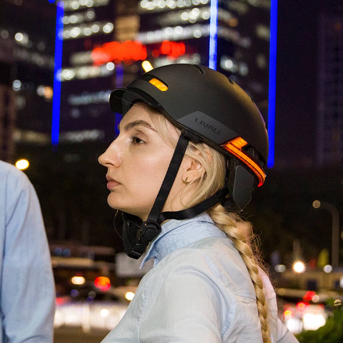 Alt View 6. LIVALL - LIVALL BH51M NEO Smart Bike Helmet with speakers, Smart Lighting, Fall Detection & SOS Alert-Black - Black.