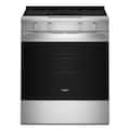 Whirlpool - 30 in. Wide 5 elements 5.3 cu. ft. Slide-In Electric Range with No Preheat and Slow Cook Modes - Stainless Steel