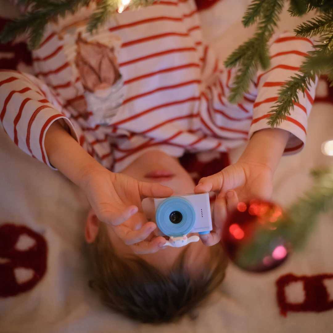 Alt View 14. Kidamento - Model A Mini Digital Camera for Children - Blue.