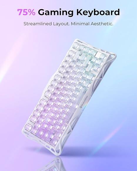 75% Gaming Keyboard  
Streamlined Layout. Minimal Aesthetic.  
GravaStar