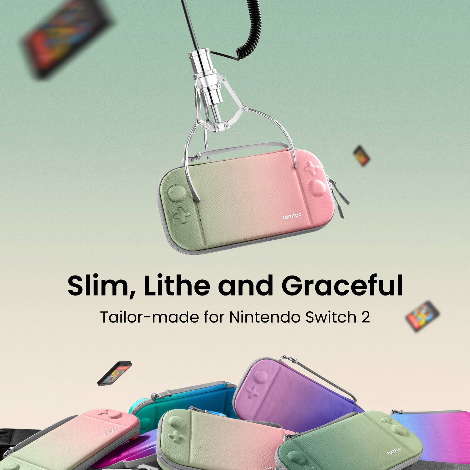 tomtac Slim, Lithe and Graceful Tailor-made for Nintendo Switch 2