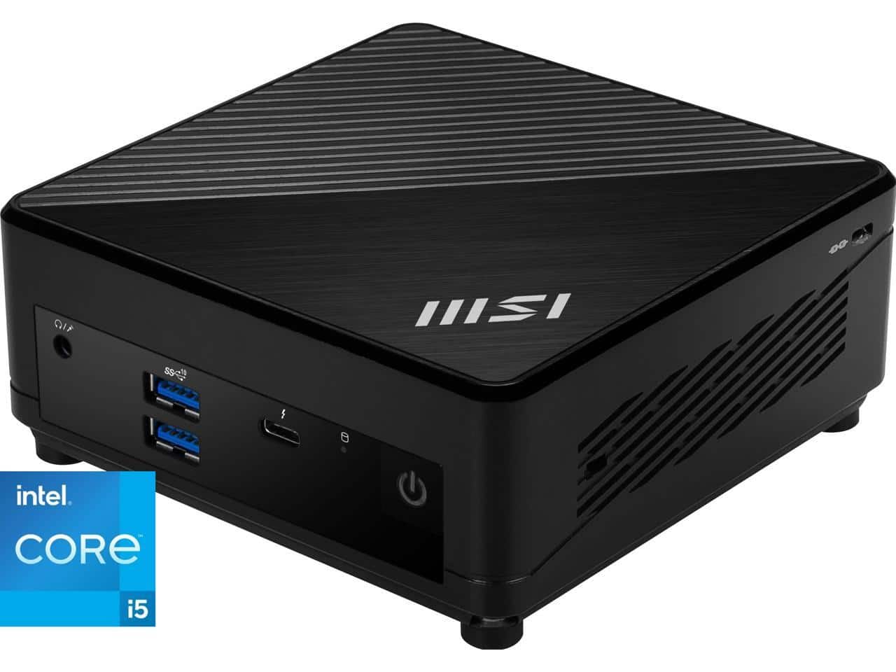 MSI - Cubi 5 12M-202US i5-1235U 16GB DDR4 500GB SSD Iris Xe Win 11 Pro - Black