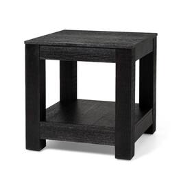 Maven Lane - Paulo Wooden Side Table Finish - Weathered Black