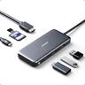 Anker - USB C Hub, 7in1 Multi-Port USBC Hub - Gray