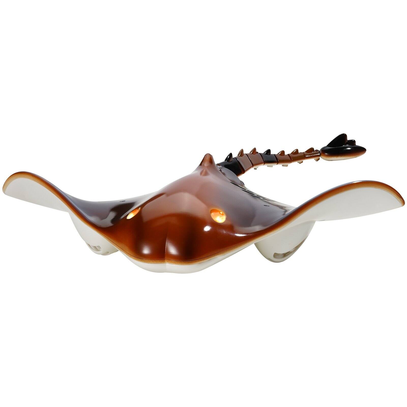 Alt View 8. Glintex - RC Manta Ray Toy 2.4GHz High Simulation Remote Control Ray with Light, 2 Batteries, Pool Bathtub Toy for Kids 6+.