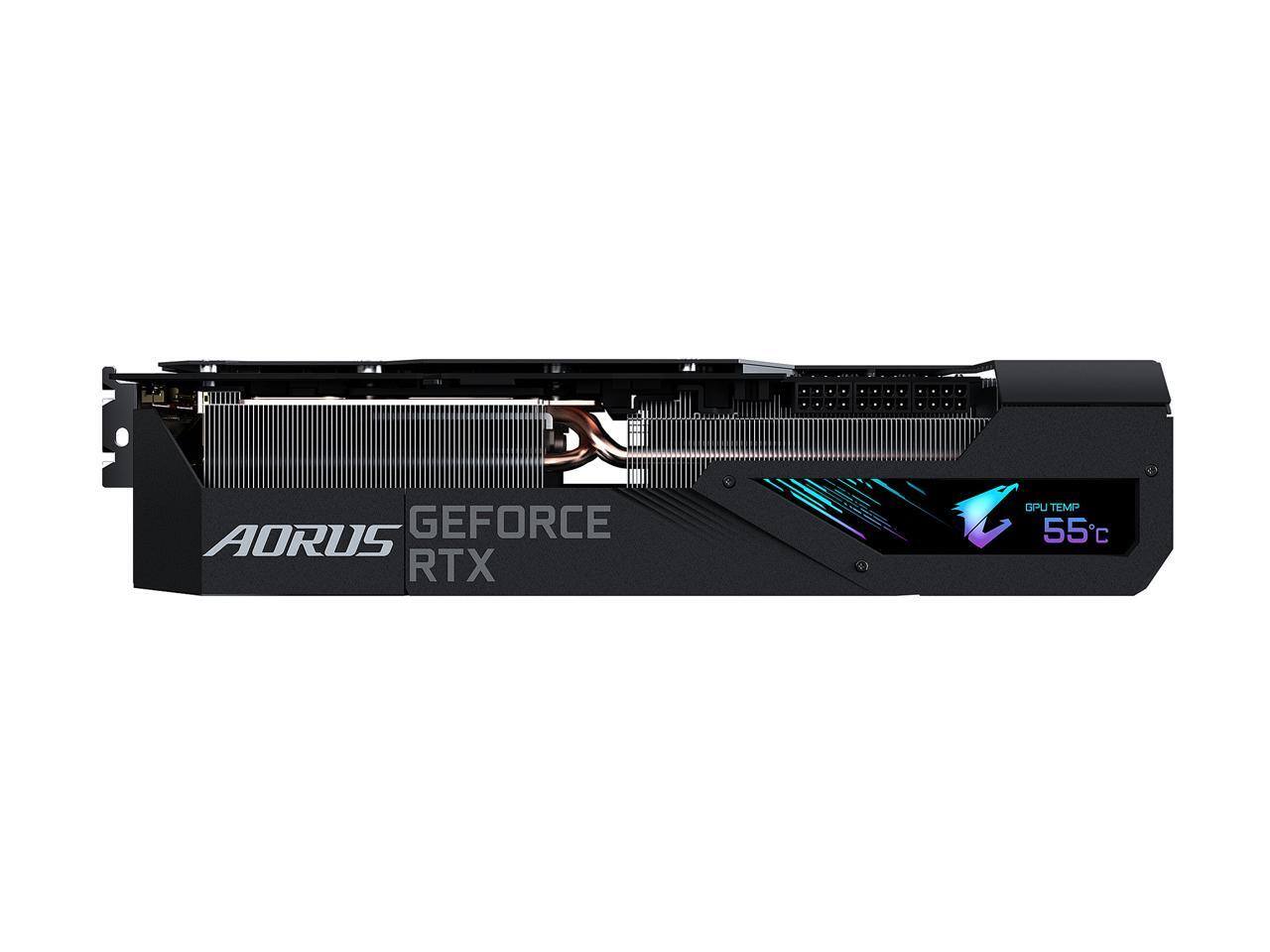 GEFORCE AORUS RTX  
GPU TEMP 55°C